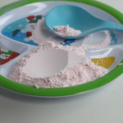 GUFAITH Polvere di Melamina Rosa Resina di Formaldeide Melaminica per Uso Alimentare Materia Prima per Stoviglie Composto di Melamina Colorato Stabile Eccellente Flusso