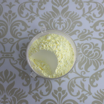 GUFAITH Giallo 100% Melammina di grado alimentare Melammina formaldeide Resina Materiale grezzo per stoviglie Colore Melammina Formaggio Compound Stabile Ottimo flusso