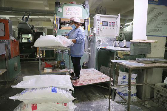 Stoviglie che rendono il composto della formaldeide della polvere di copertura del menisco d'acciaio della melammina non tossico