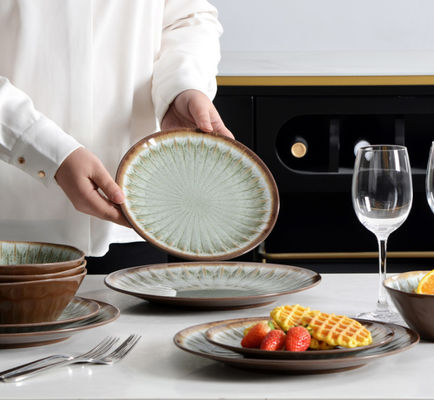 Piatti e ciotole da festa 12pc Melamina Servitaio Iso