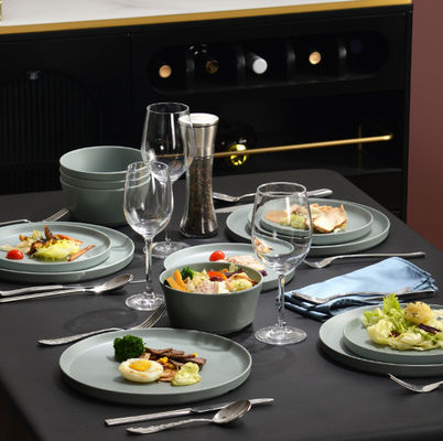 Set di stoviglie in melamina indistruttibile lavastoviglie sicura Sage senza BPA