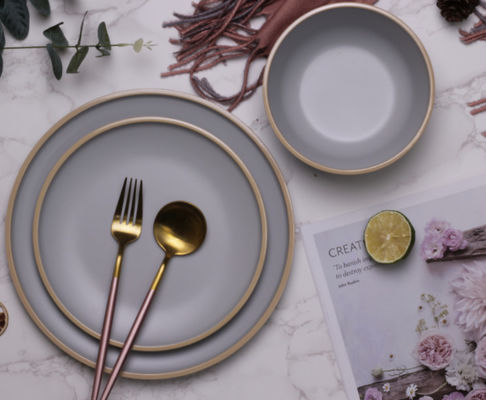 Campeggio piatti e ciotole di melamina 12 pcs