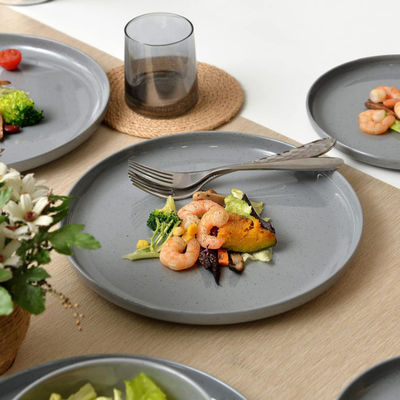 Set di stoviglie e piatti in melamina 12pcs Set di piatti per 4 piatti in melamina Set di stoviglie esterne leggero