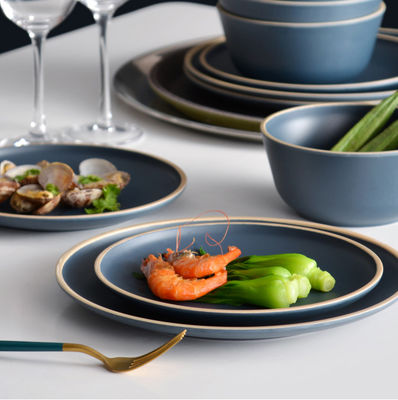 Gufaith 12 Pcs Melamine Outdoor Plates Set Moderno