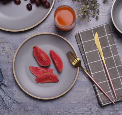 Gufaith 4 Melamina Servitaio Set Piatti E Ciotole 12 Pcs