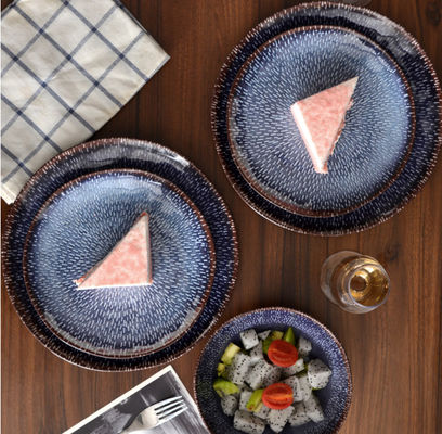 Melammina rotonda Servitaio da tavola Set BPA-Free Resistente ai frammenti Durable