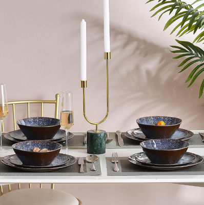 Gufaith 12 Pcs Melamina Servitaio Set Per Festa