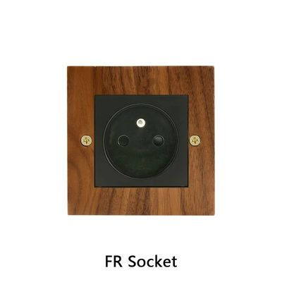 Comodo modulo Wifi Pannello di interruttore di luce in legno massello 10A 16A 110v-250v 86*86mm