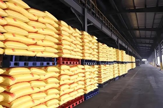 Melammina cristallina inodore, plastica in polvere, durata di conservazione due anni