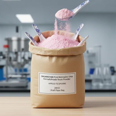 SHUANGYAN Melamina rosa, urea formaldeide, resina in polvere applicata ai cucchiai 20 kg/sacco di carta kraft