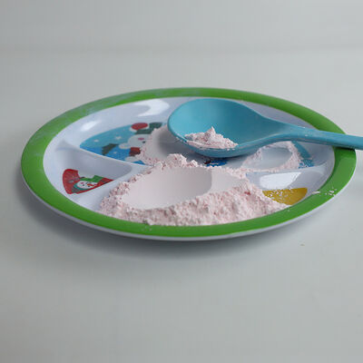 GUFAITH Polvere di Melamina Rosa Resina di Formaldeide Melaminica per Uso Alimentare Materia Prima per Stoviglie Composto di Melamina Colorato Stabile Eccellente Flusso