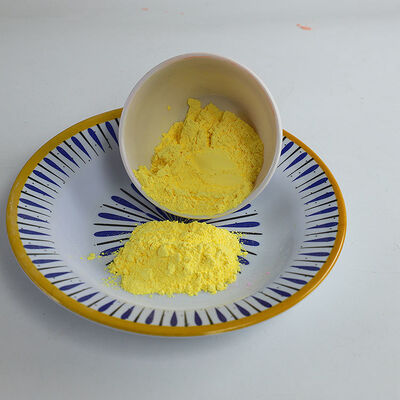 SONYEE giallo 100% melamina 25 kg materia prima adatta per la produzione di stoviglie lucide e fornitura costante di materia prima di melamina