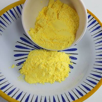 SONYEE giallo 100% melamina 25 kg materia prima adatta per la produzione di stoviglie lucide e fornitura costante di materia prima di melamina