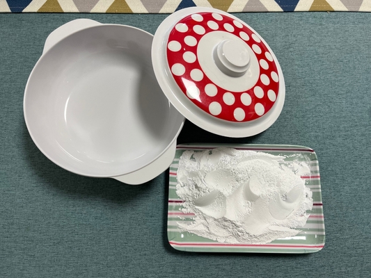 99,8% polvere di Min Purity Melamine Raw Material per il grado industriale del padellame della melammina A5