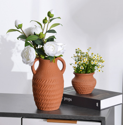Vaso di pavimento ceramico ISO rotondo resistente al calore / a schegge